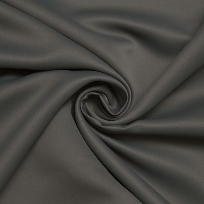 Ткань портьерная на отрез блэкаут( светонипроницаемая) темно серый